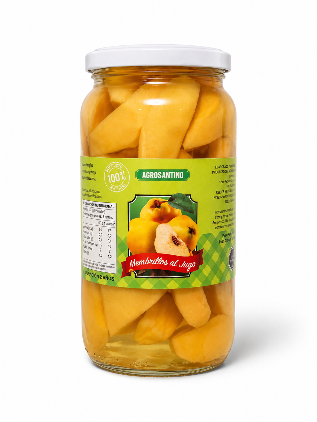Membrillos al Jugo Artesanales