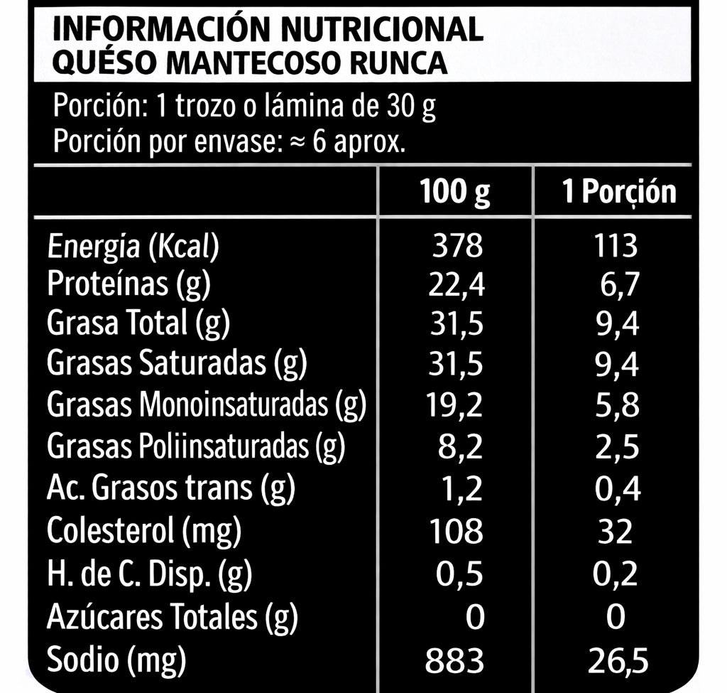 Queso Mantecoso con especias