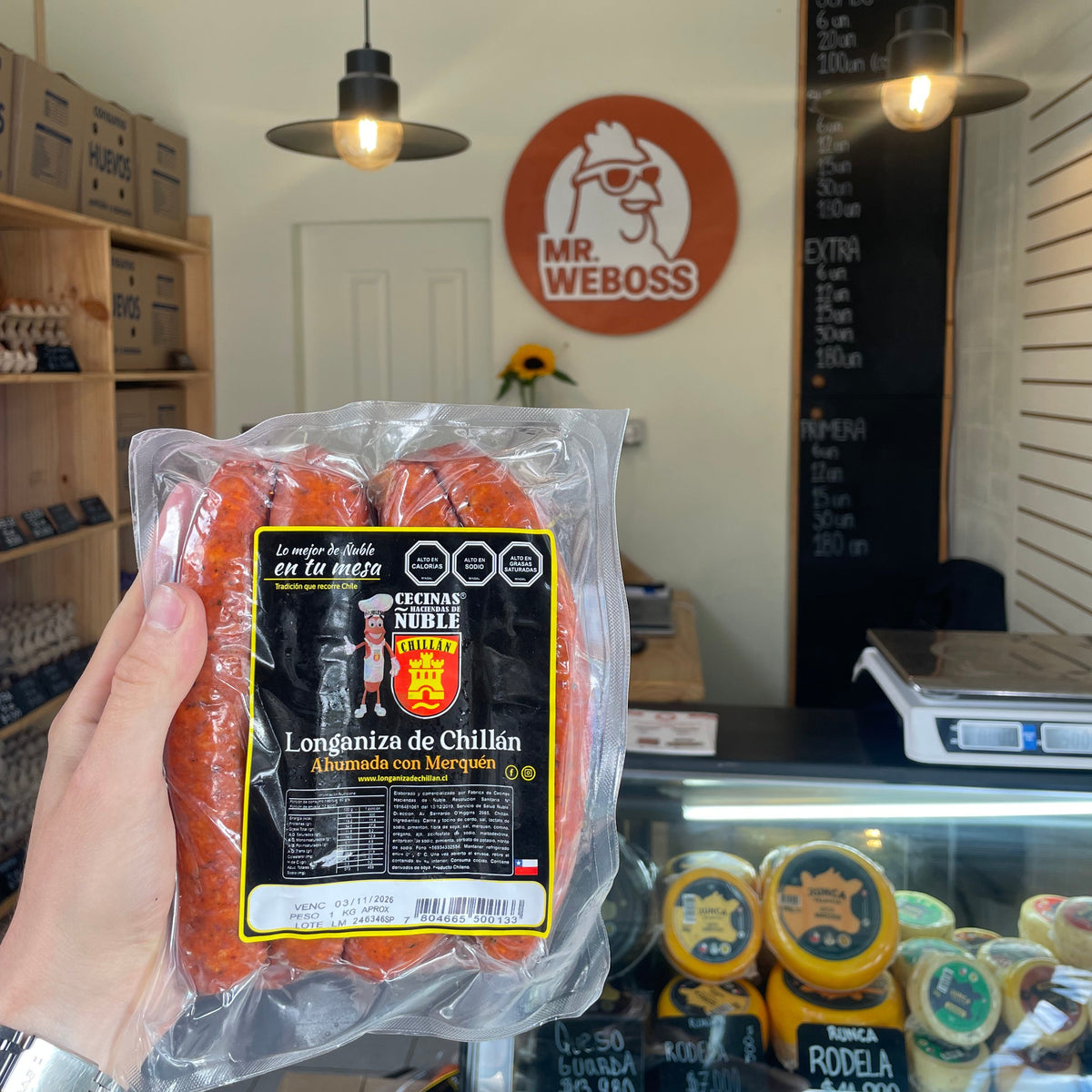 Pack Parrillero · 3 kg de Chorizo de Chillán