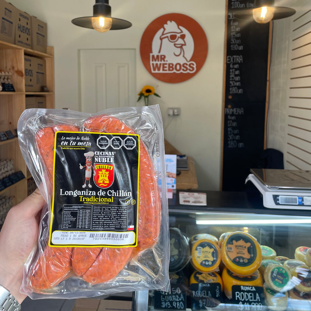 Pack Parrillero · 3 kg de Chorizo de Chillán