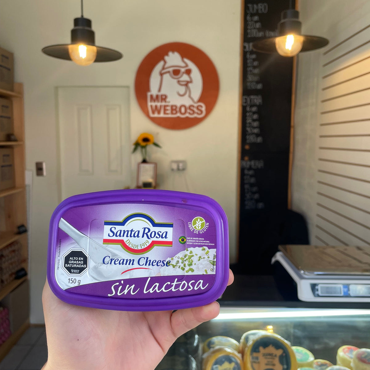Queso Crema sin Lactosa - Santa Rosa - 150 g