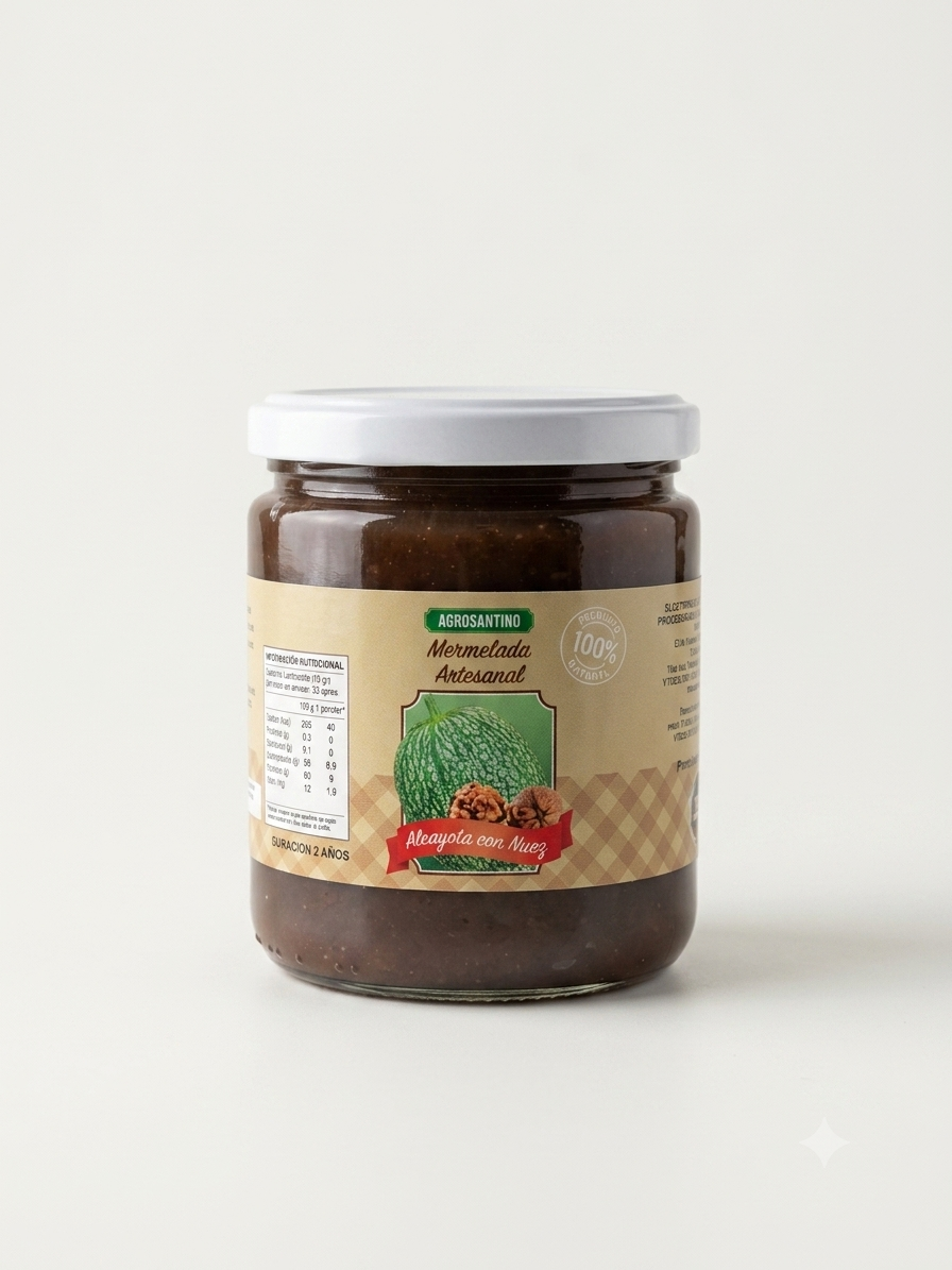 Mermelada Artesanal 100% Natural  (1/2 kg)
