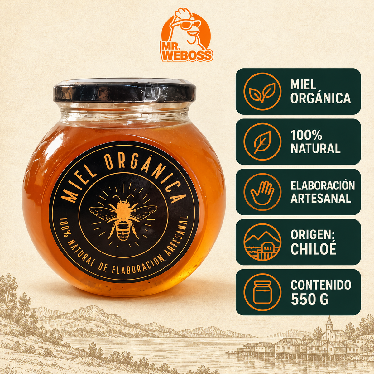Miel de Chiloé 540 g