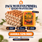 Pack 3 bandejas Primera 90 u + Mantecoso Artesanos del Sur 1 kg