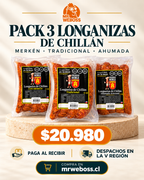 Pack Parrillero · 3 kg de Chorizo de Chillán