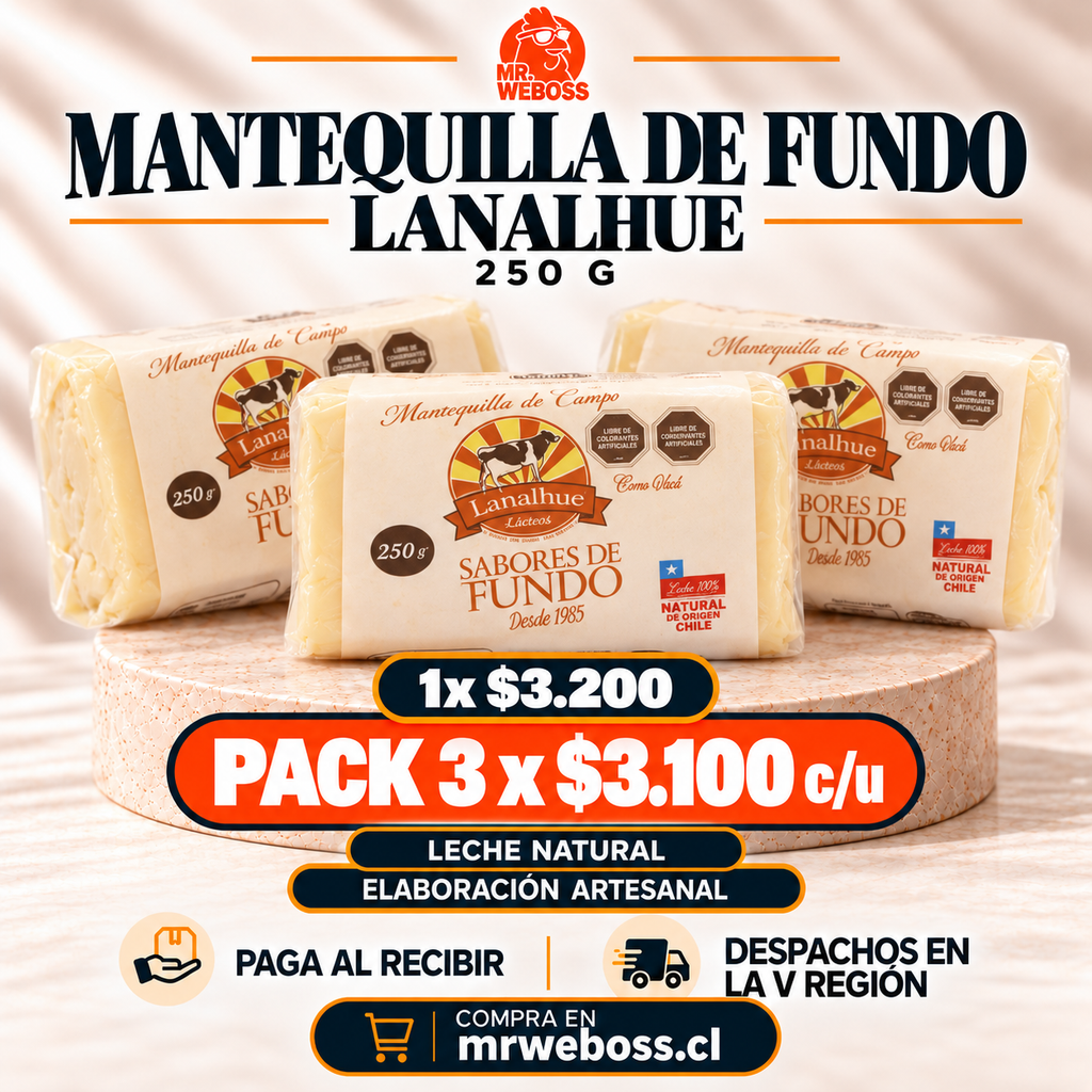 Mantequilla Artesanal Lanalhue