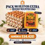 Pack 3 bandejas Extra 90 u + Mantecoso Artesanos del Sur 1 kg