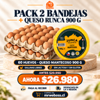 Pack Dúo · 2 bandejas Extra + Runca 900 g