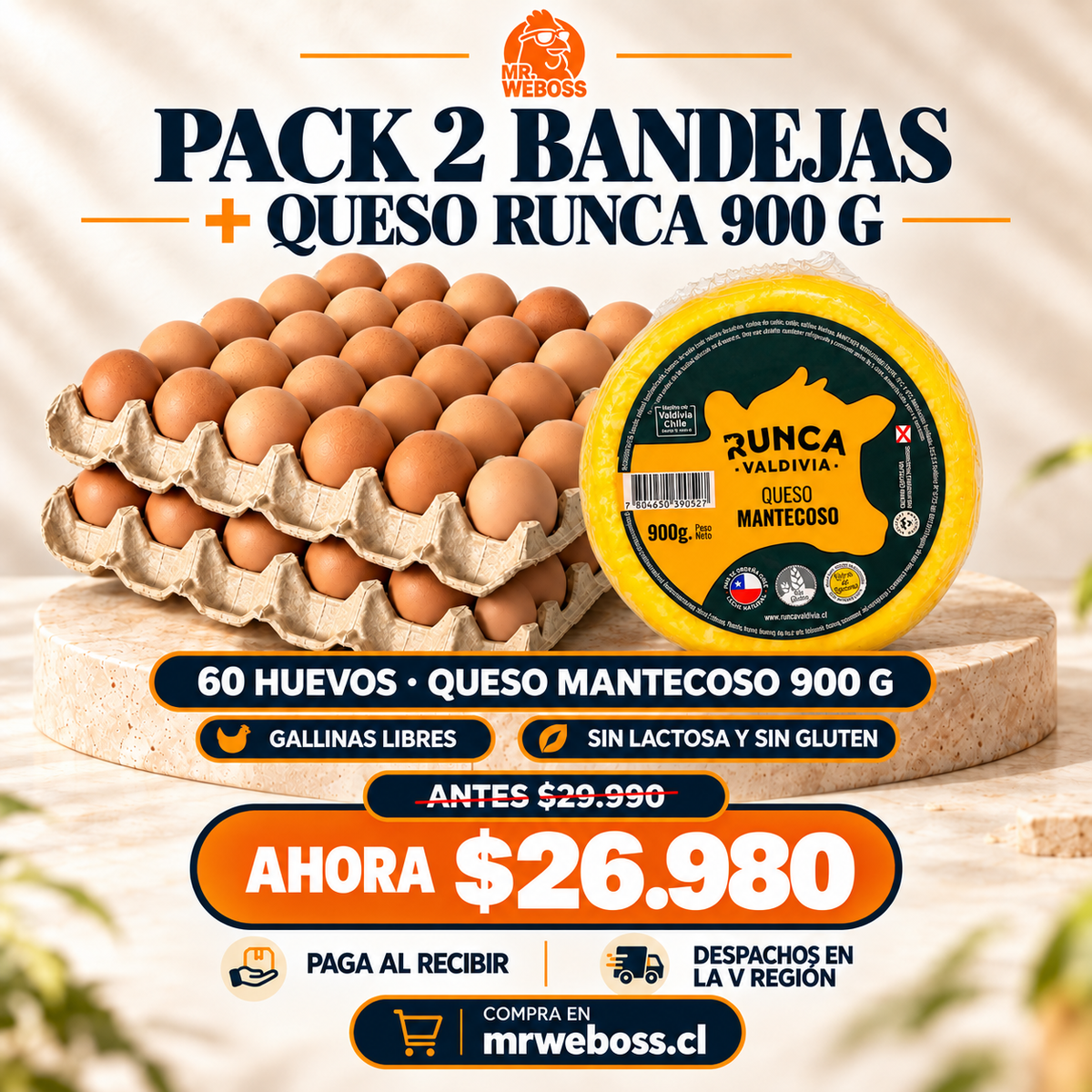 Pack Dúo · 2 bandejas Extra + Runca 900 g