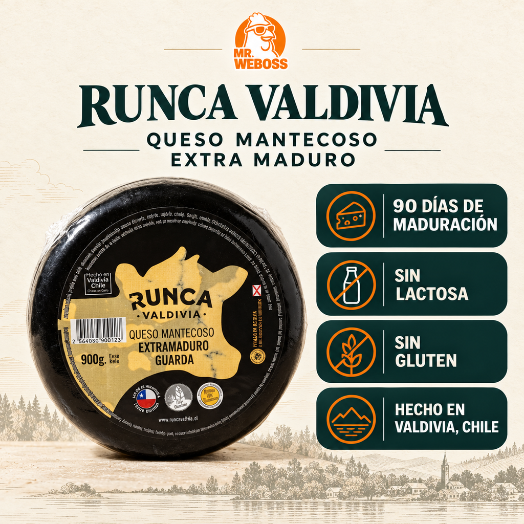 Queso de Guarda Extramaduro - Runca - 900 g