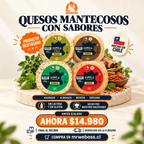 Pack 4 Quesos Runca Sabores - 200 g c/u