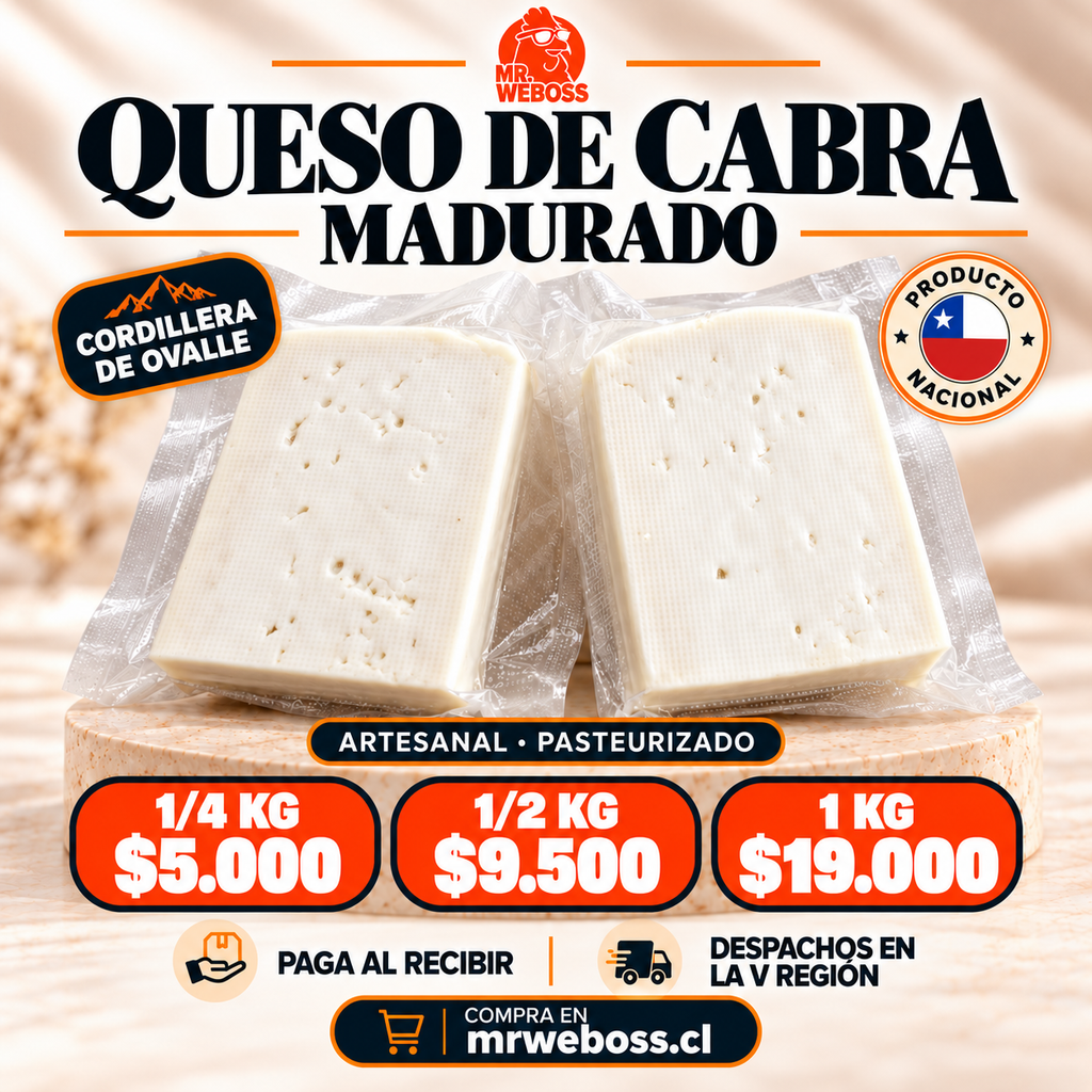 Queso de cabra Artesanal de Ovalle