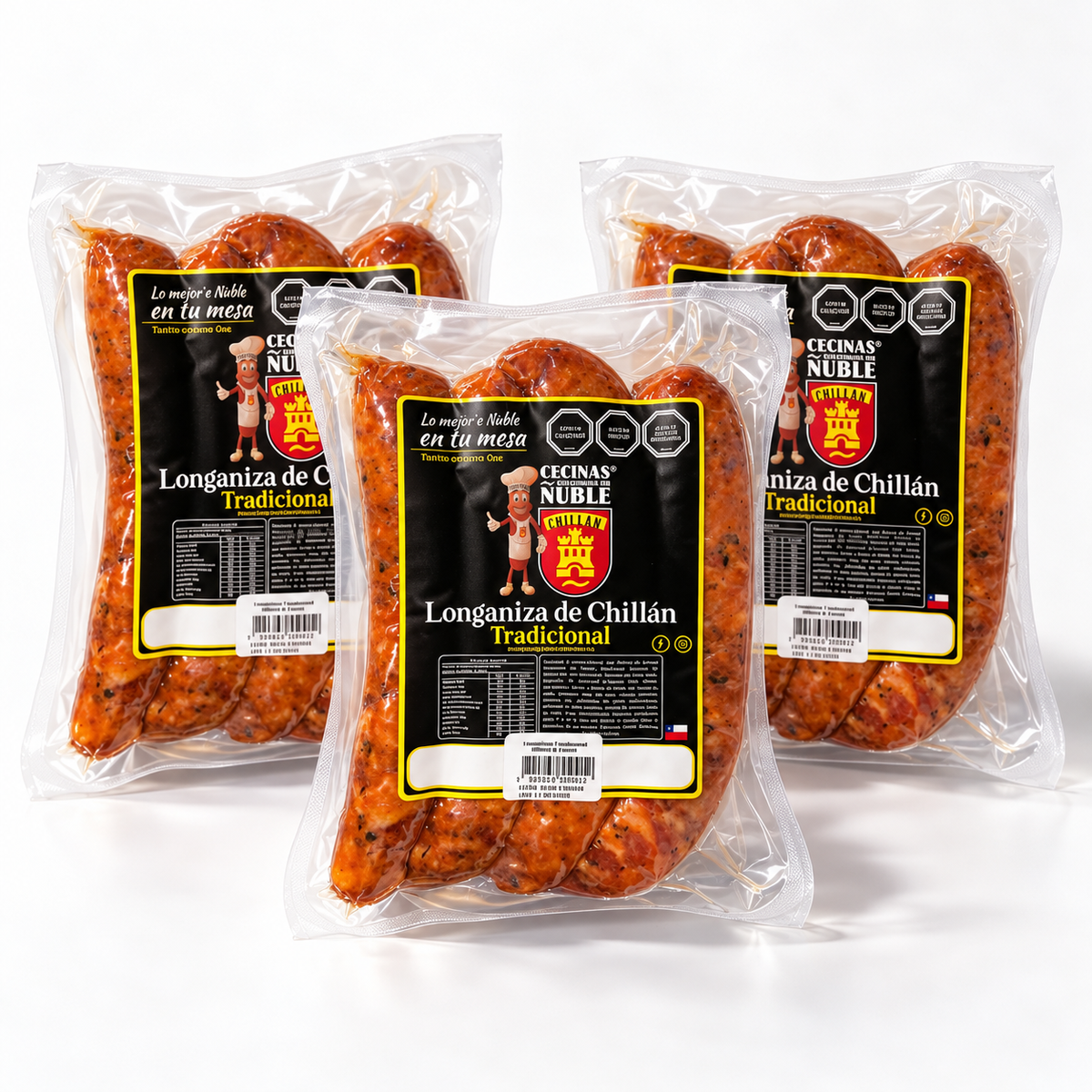 Chorizo Parrillero de Chillán Tradicional (Longaniza)